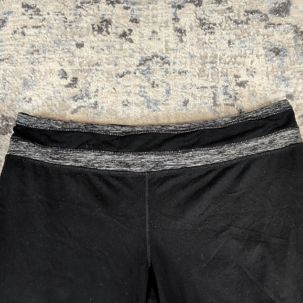 Tangerine Black Capri Leggings Women’s XXL Athletic Yoga Pants Zip Pocket - Picture 4 of 6